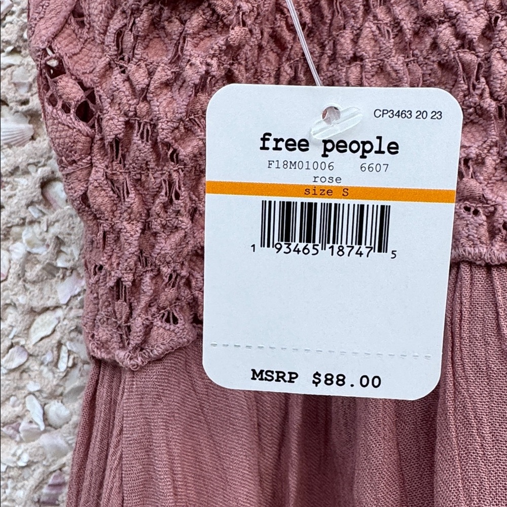 ❣️HOST PICK❣️ Free People Adella Slip Dress in Dusty Rose NWT - Picture 3 of 12